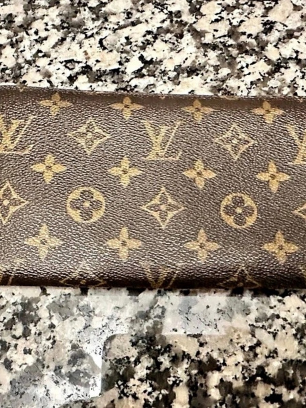 Louis Vuitton Zippy Wallet Monogram Brown & Red
